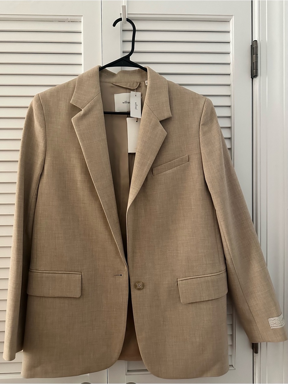 Wilfred Heather Oat (beige) Blazer NWT